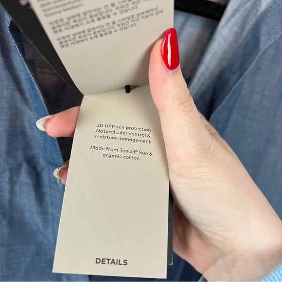 Nau Short Sleeve Twisted Shirt Dress, size 10 NWT - Picture 8 of 13